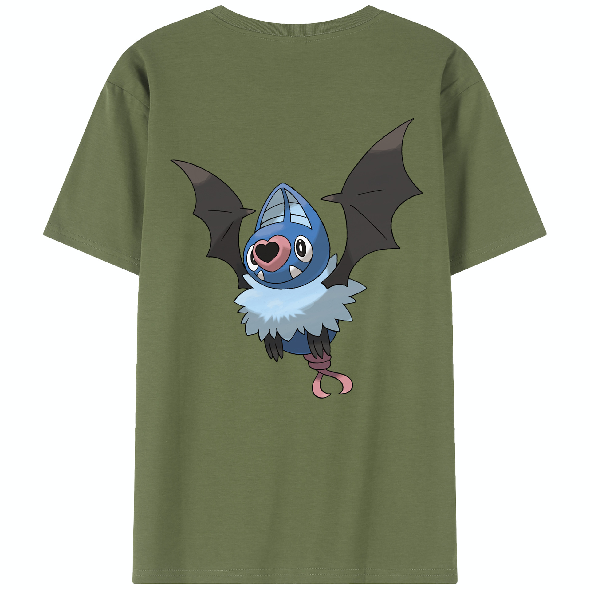 （画像用） ポケットモンスター Pokémon 綿100％半袖Tシャツ（背面プリント）
